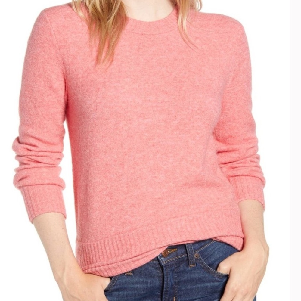 Adorable J. CREW bubble gum pink sweater